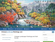 Tablet Screenshot of chineselandscapepaintings.com